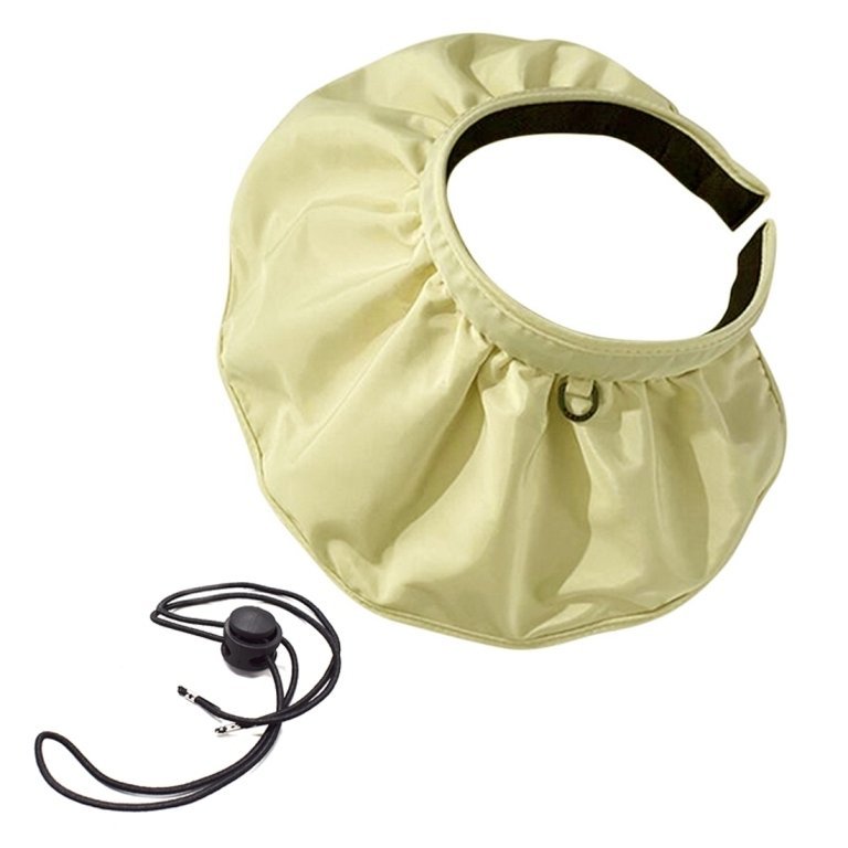 サンバイザー ストラップ付 UVカット 広いつば 折りたたみ式 通気性 日よけ シンプル 超軽量 快適 遮光 かわいい 小顔の効果 クリーム拍卖