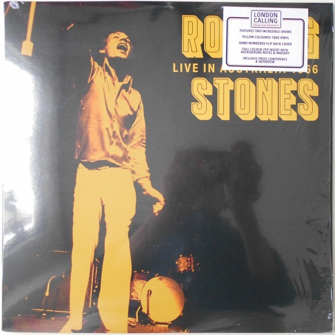 ■新品■The Rolling Stones ローリング・ストーンズ/live in Australia 1966(LP) カラー(YELLOW)レコード拍卖