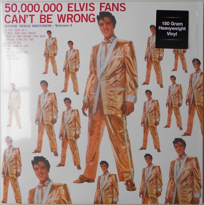 ■新品■Elvis Presley エルヴィス・プレスリー/50,000,000 Elvis fans can't be wrong -Elvis' gold records volume 2-(LP)拍卖