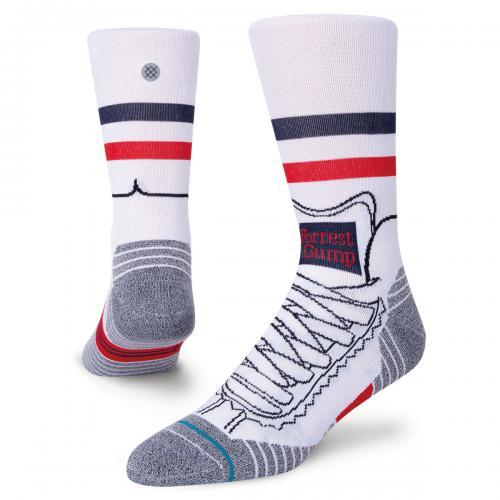 STANCE RUN FORREST RUN サイズS WHITE FOREST GUMP フォレスト・ガンプ コラボコレクション インフィニット クルー ソックス 靴下拍卖