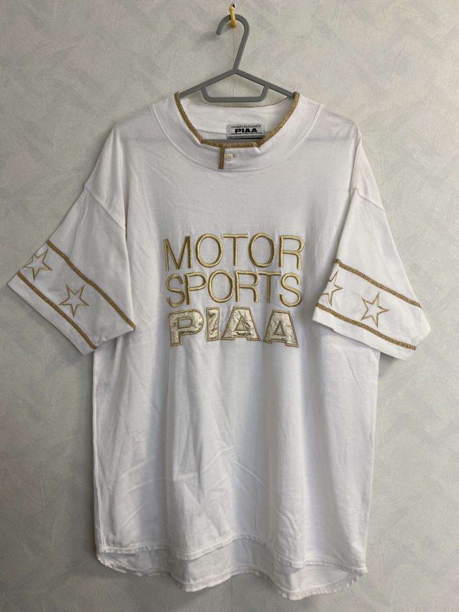 PIAA MOTOR SPORTS Tシャツ フリーサイズ ピア モータースポーツ 刺繍拍卖