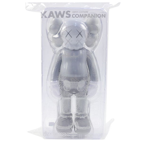 メディコムトイ MEDICOM TOY ×KAWS カウズ COMPANION OPEN EDITION フィギュア 灰 Size【フリー】 【新古品・未使用品】拍卖