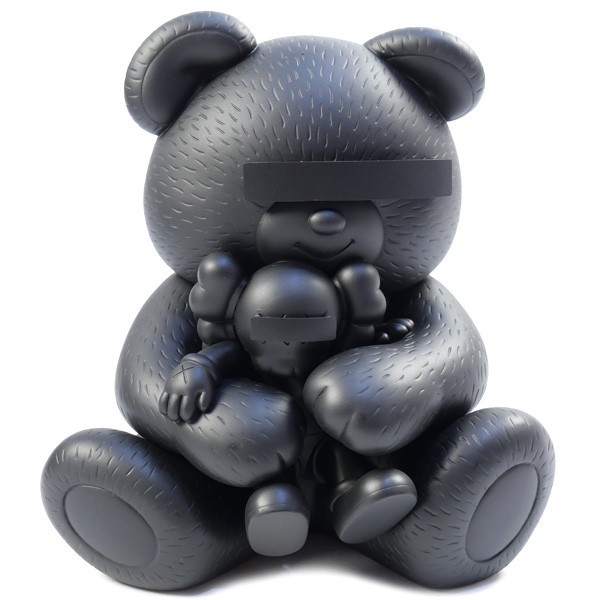 カウズ KAWS ×MEDICOM TOY×UNDERCOVER BEAR KAWS COMPANION ベアー フィギュア 黒 Size【フリー】 【新古品・未使用品】拍卖