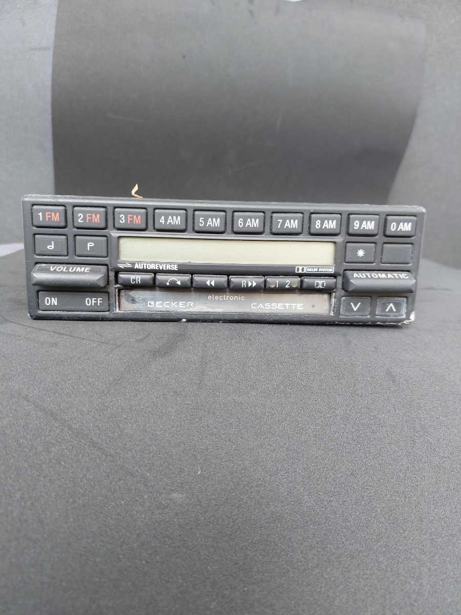 ◆メルセデスベンツ カセットデッキ 純正オーディオ ベッカー ◆拍卖