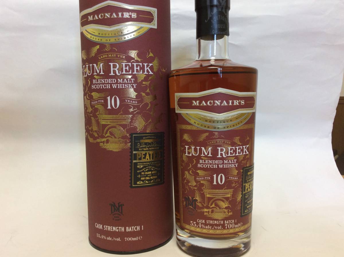 マクネアーズ ラムリーク ピーテッド10年 カスクストレングス バッチ155.4° 700ml 新品箱入 拍卖