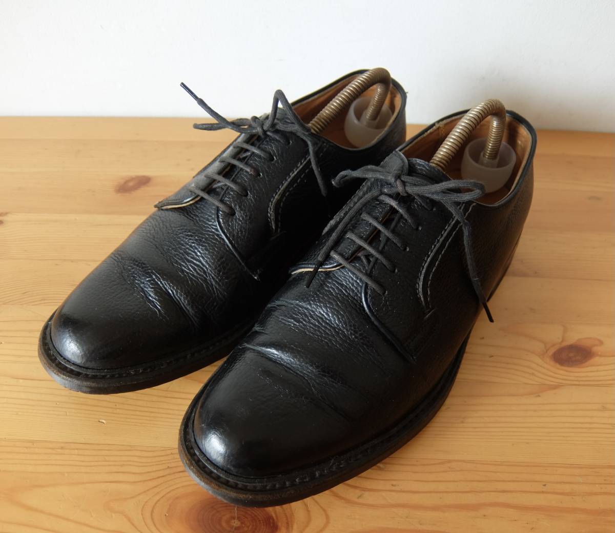 REGAL リーガル プレーントゥ ビジネス レザーシューズ 24cm 黒 即決あり!拍卖