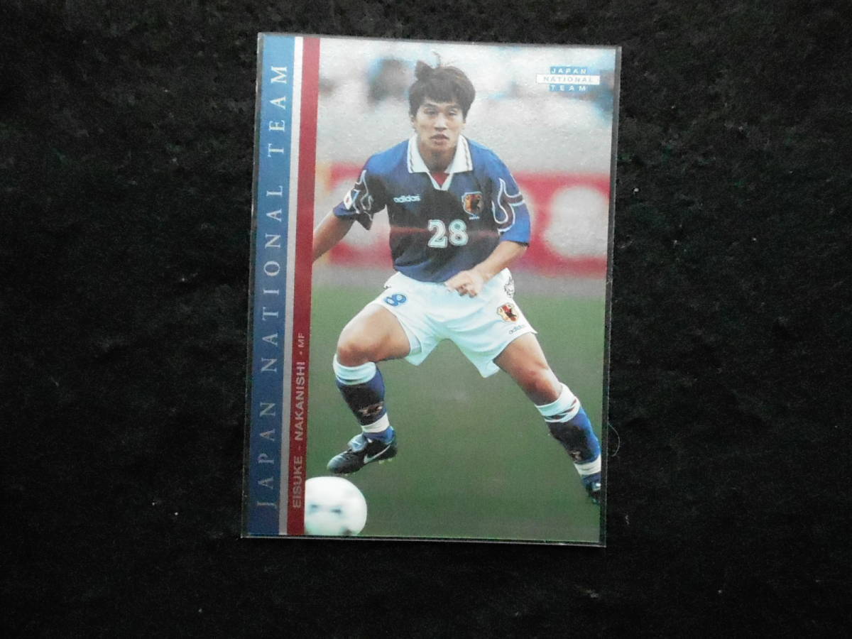 エポック1998サッカー日本代表オフィシャルカード中西永輔W12拍卖