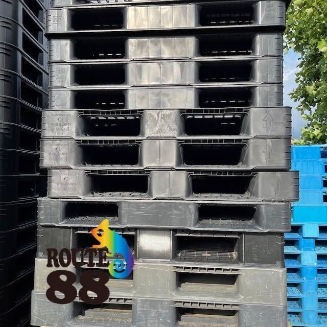 【格安】樹脂パレット 1100×1100 MIX 20枚セット プラスチックパレット 樹脂パレ プラパレ 中古品 物流パレット 4拍卖