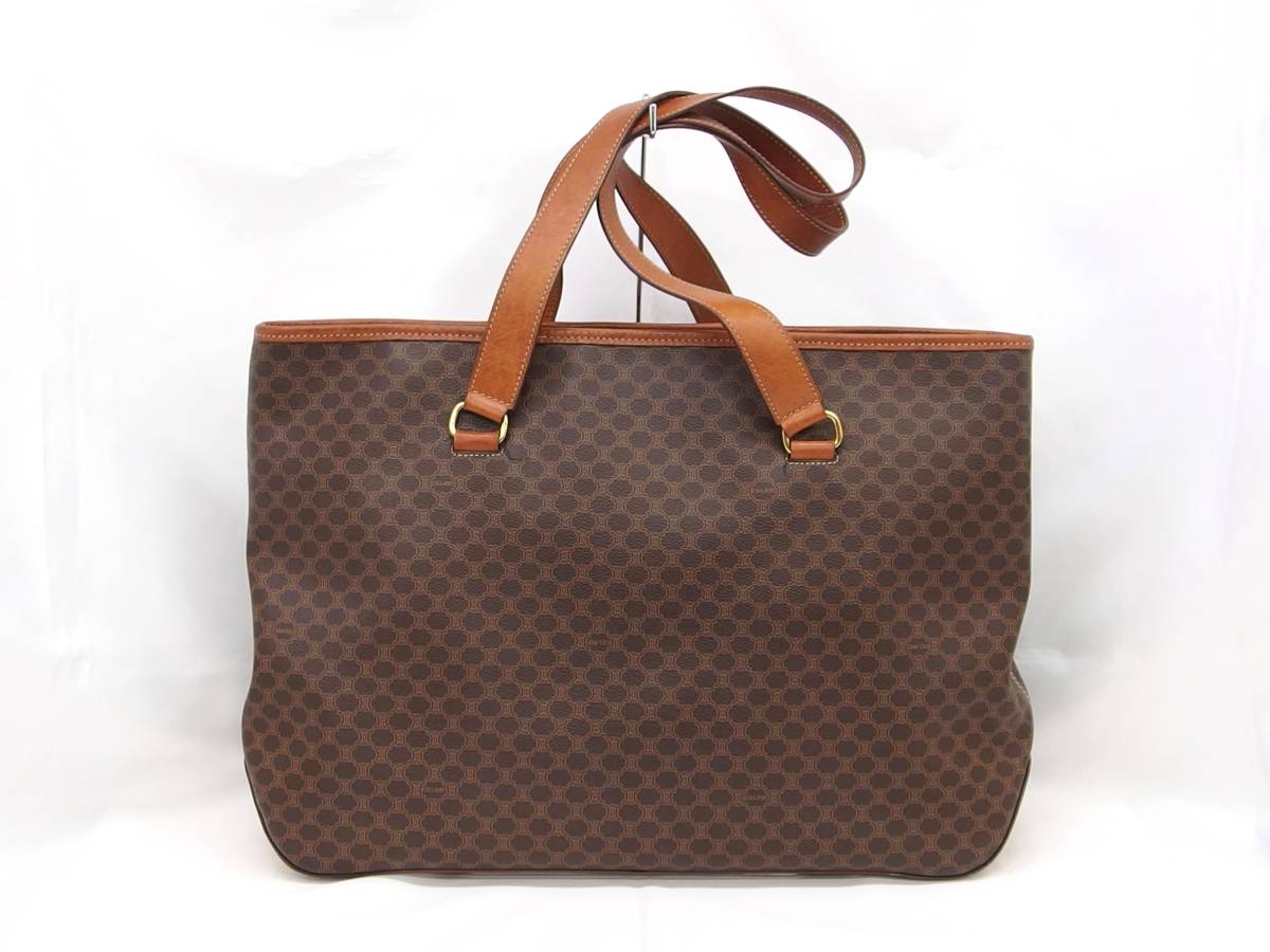 CELINE セリーヌ マカダム柄 トートバッグ /B5766拍卖