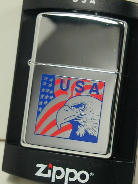 Zippo イーグル・Eagleフラッグ USA直 #250新品(E)2005拍卖
