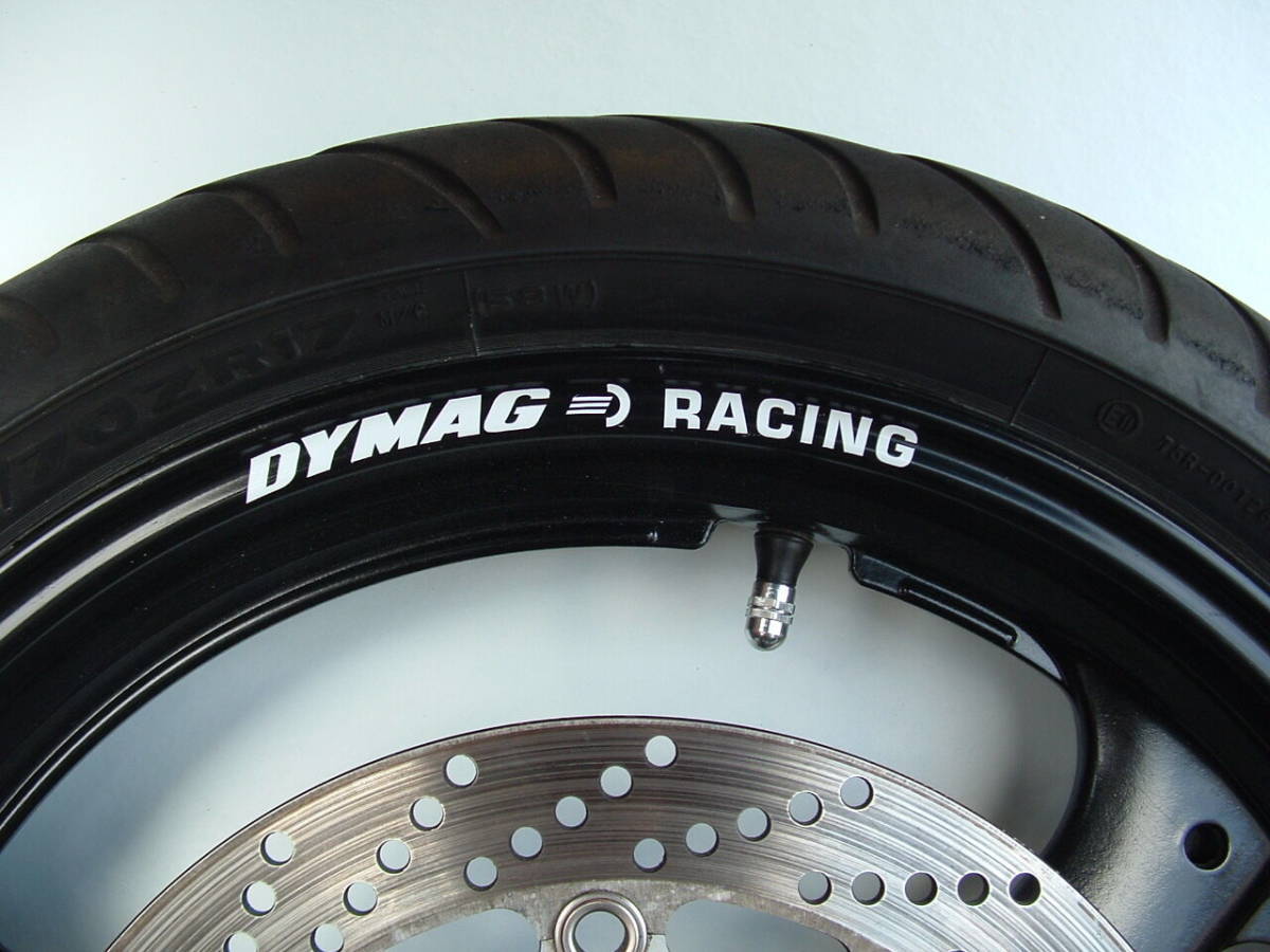 海外 限定品 送料込み 送料無料 DYMAG RACING WHEEL RIM DECAL STICKER ダイマグ レーシング ホイル ステッカー拍卖