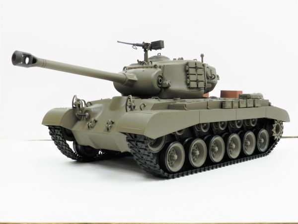 【塗装済み完成品 赤外線バトルシステム付 対戦可能】HengLong Ver.7.0 2.4GHz 1/16 戦車ラジコン M26 パーシング ☆3838-1拍卖