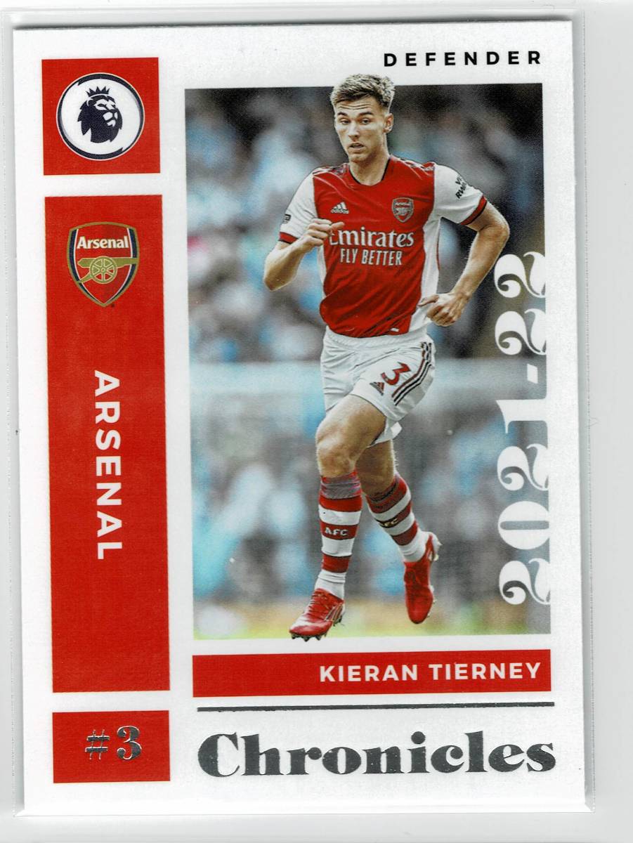 2021-22 Panini Chronicles Kieran Tierney Silver拍卖