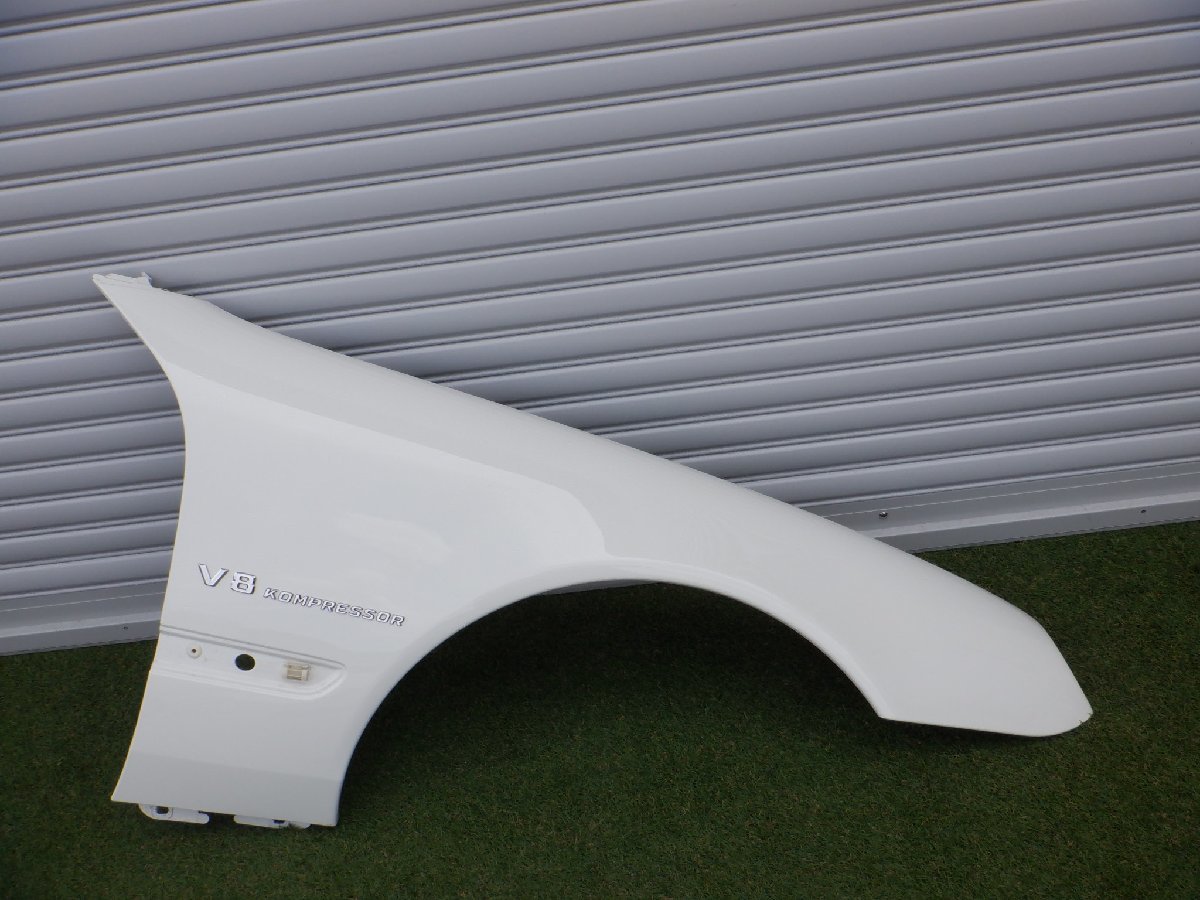 ベンツ純正 W215 CLクラス CL55 AMG 前期 フロント フェンダー 右側 ホワイト キレイ m-22-7-184拍卖