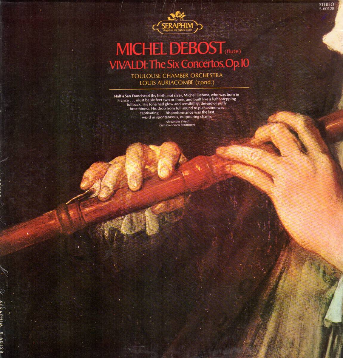 デボスト オーリアコンブ ヴィヴァルディ/フルート協奏曲集作品10【中古LP】拍卖