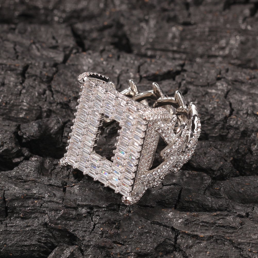 ZJM214 品質 高級感 メンズ レディース 指輪 ホワイトゴールド Czダイヤ 18KGP カップル用リング 11号~23号 新品 AAA級 ジルコン高拍卖