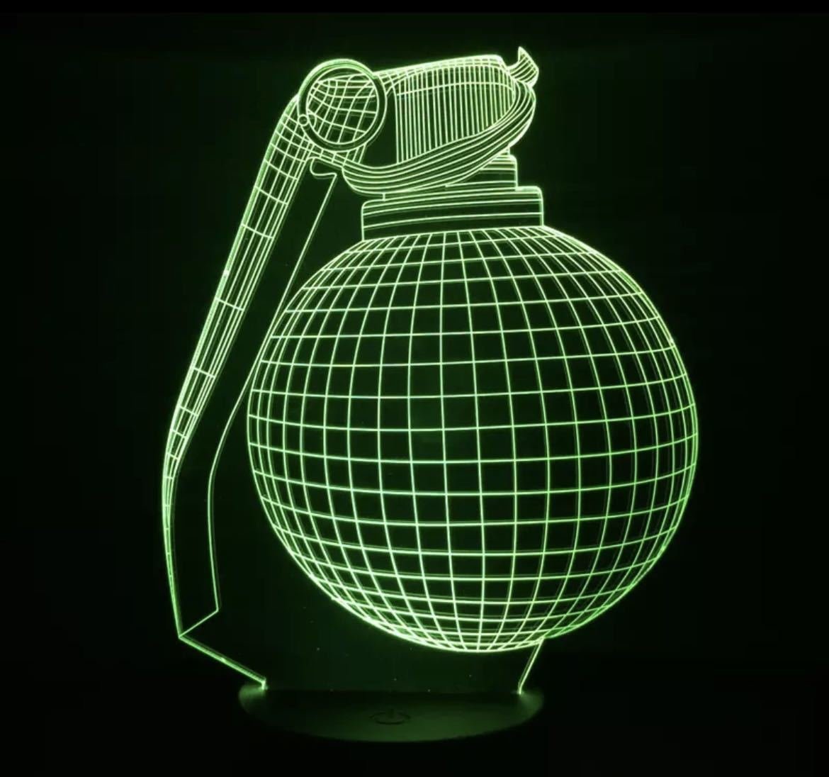 LHH511★LED手榴弾ネオンライト LED 手榴弾 間接照明 爆弾 ボム 武器 サバゲー 照明 インテリア オーナメント オブジェ拍卖