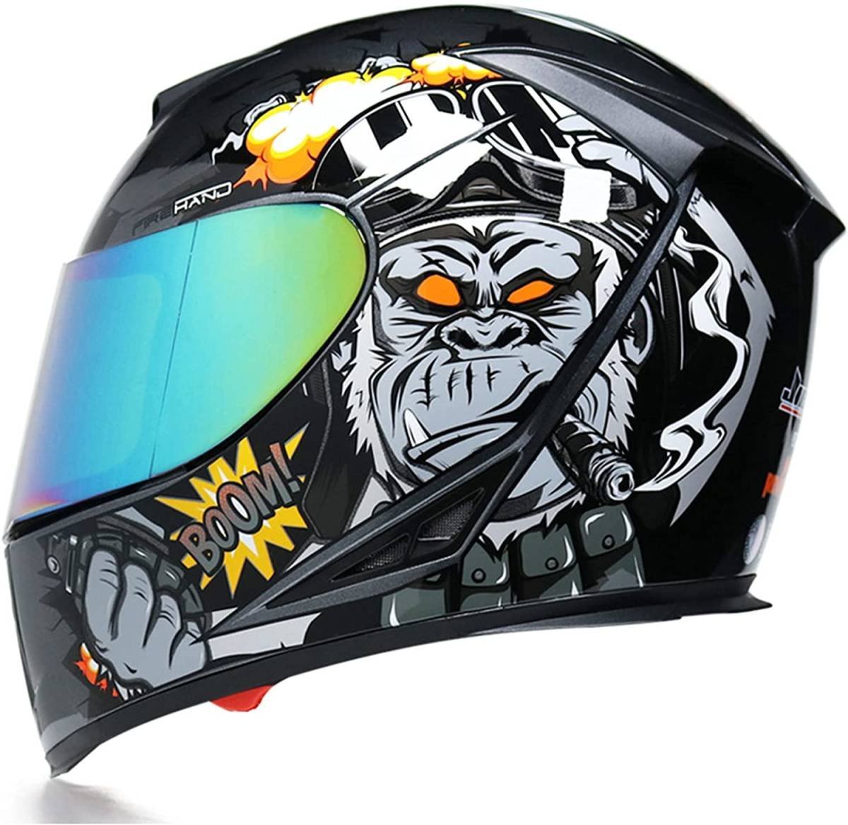 TZX464★システムヘルメット フルフェイスヘルメットJK  ダブルシールド シールド付き色選択可男女兼用拍卖