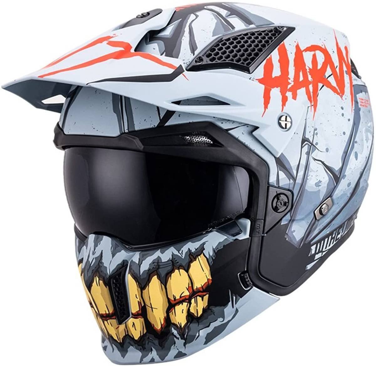 TZX389★バイクヘルメットフルフェイスヘルメット半帽ヘルメット男女兼用レーシング かっこいいアメリカレトロスタイル レトロサイズL-3XLA拍卖
