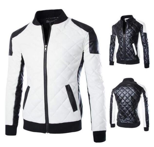 HSM307★秋冬レザージャケット メンズ ライダースジャケット 革ジャンバイクジャケット 厚手 ジャンパー ブルゾン 皮革ジャケット M~5XL拍卖