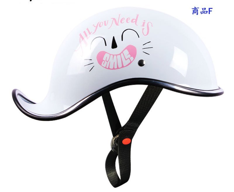 TZX639★多色選択半帽ヘルメット バイクヘルメット 半キャップ バイク ハーレー ヘルメット カッコイイ レトロ バイク用 男女兼用拍卖