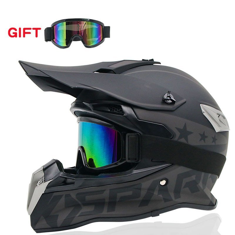 TZX378★新出荷 ゴーグル付き~オフロードヘルメット バイクヘルメット フルフェイス サイズ8色選択可02拍卖