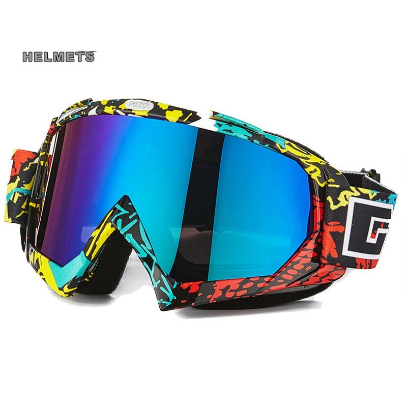 TZX605★ゴーグル サングラス オフロードバイクヘルメット用 オフ走行アイテム 林道ツーリング おしゃれ 防風メガネ 4色選択可拍卖