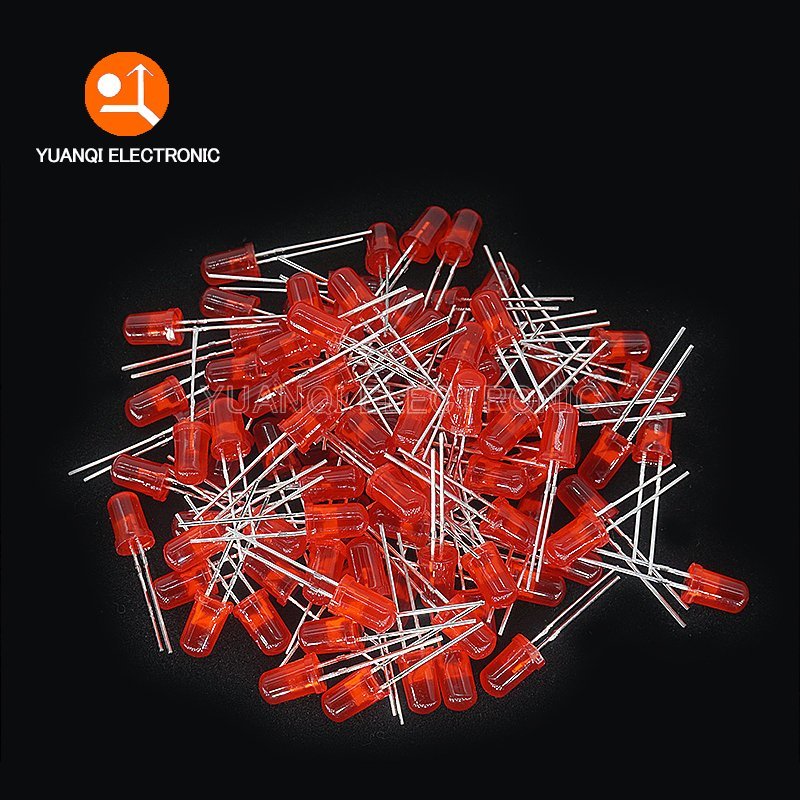 PYD653★5色 500個 LED ト イオードダ キット デイライ■ 各色100個 各種 キット 5mm 白 緑 赤 青 黄 DIY 基盤 工作 キット 拍卖