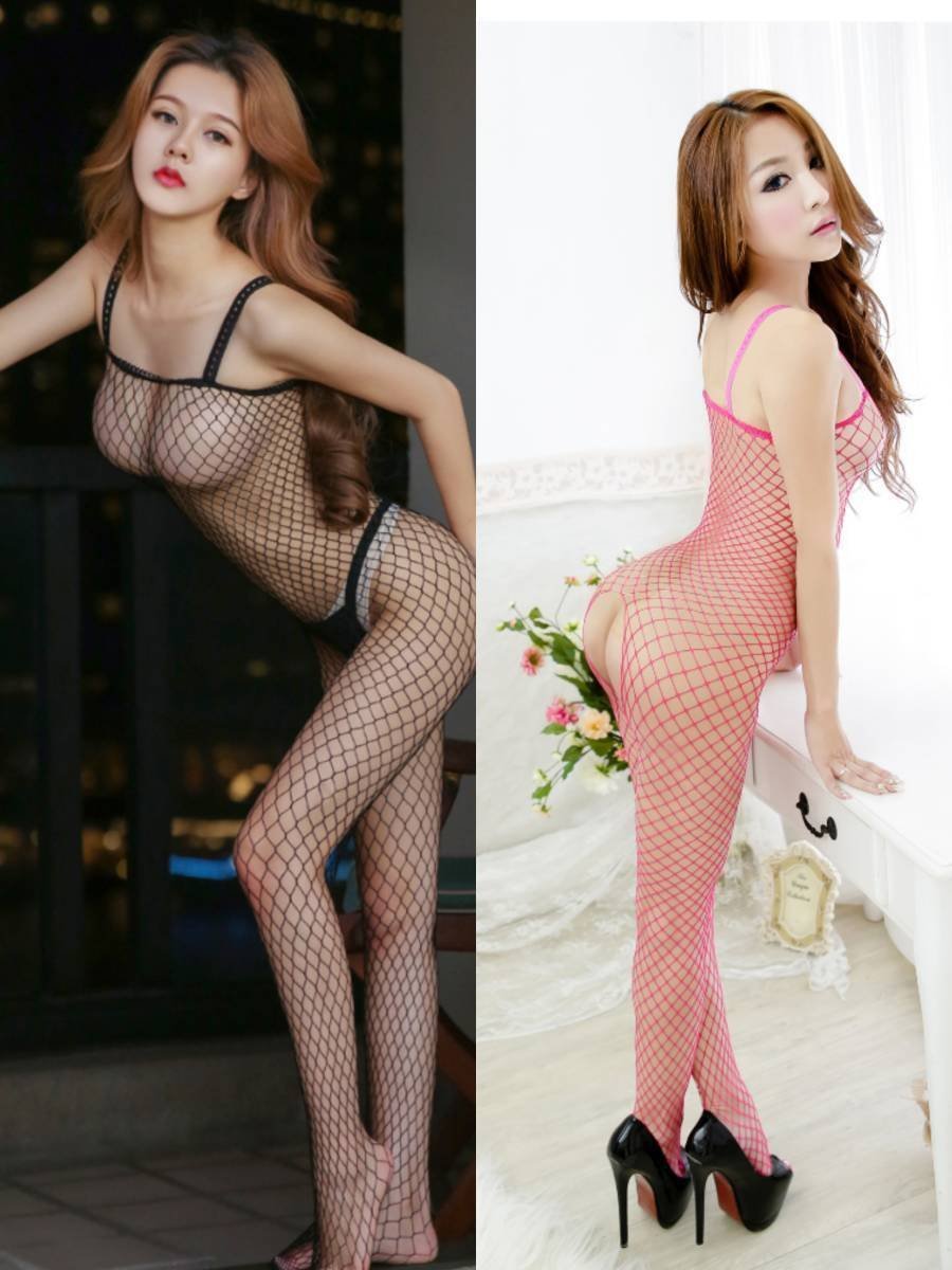 LHW247★全身セット タイツ 網タイツ セクシーランジェリー 穴あき 股開き ボディーストッキング ボディタイツ コスプレ コスチューム2色拍卖