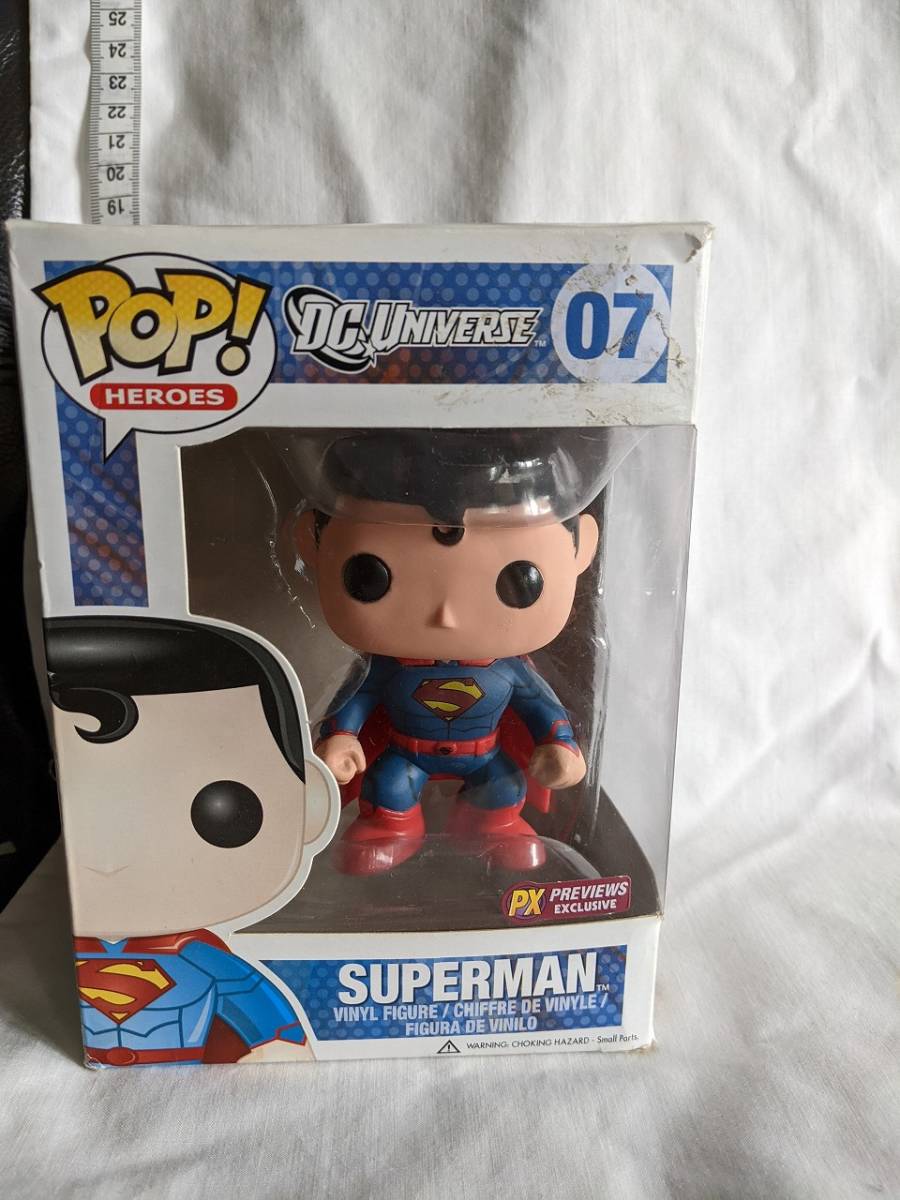 FUNKO(ファンコ) POP HEROS フィギュア スーパーマン(SUPERMAN)#07 Previews Exclusive拍卖