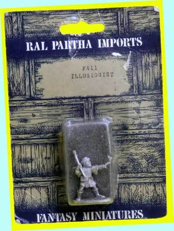 ▲▲#FA-011▼ ILLUSIONIST★RAL PARTHA★FAシリーズ-Fantasy 25㍉ メタル人形★一次流通 新品未開封未使用 超貴重レア 台紙被災難有◆拍卖
