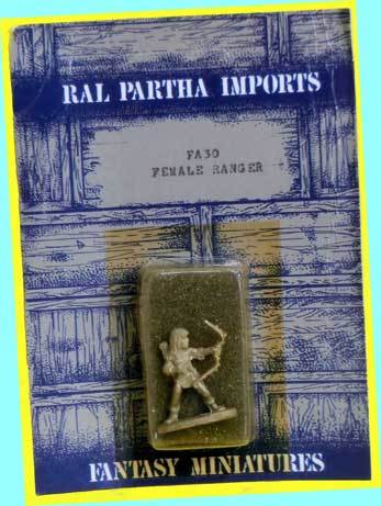 ▲▲#FA-030 FEMALE RANGER★RAL PARTHA★FAシリーズ-Fantasy 25㍉ メタル人形★一次流通 新品未開封未使用 超貴重レア 美品◆◆★拍卖