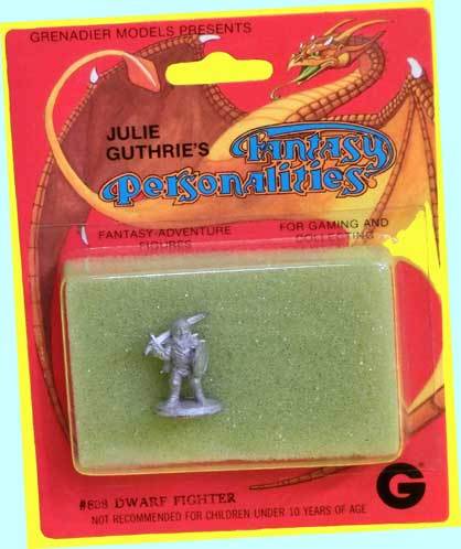 ▲▲#808 DWARF FIGHTER・Fantasy Personalities 25㍉ メタル人形★GRENADIER MODELS★一次流通 新品未開封未使用 絶版 超貴重レア 美品★拍卖