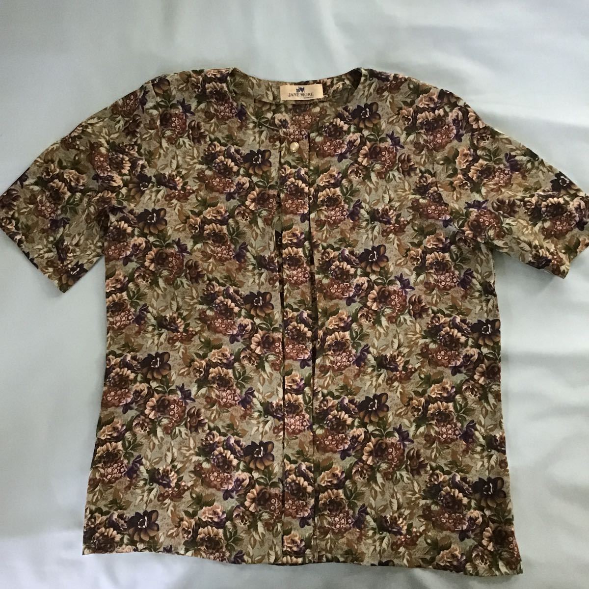 JANEMORE ジェーンモア 半袖ブラウス 7号 オンワード樫山拍卖
