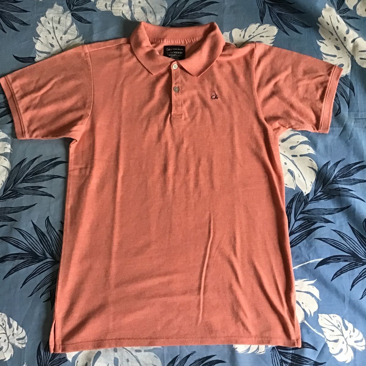 cポロシャツ CK カルバラ・クライン ジーンズ ポロシャツ XL/TG/XG(18/20)拍卖