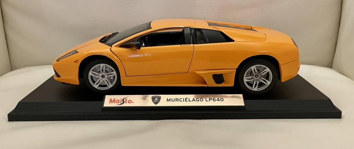 【美品】Maisto マイスト 「Lamborghini Murcielago LP640」ランボルギーニ 1/18 ダイキャストカー ミニカー コレクションカー拍卖