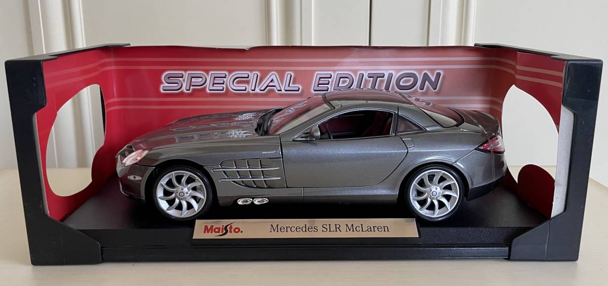【美品】Maisto マイスト 「Mercedes Benz SLR McLaren 」 メルセデス ベンツ 1/18 ダイキャストカー ミニカー コレクションカー拍卖