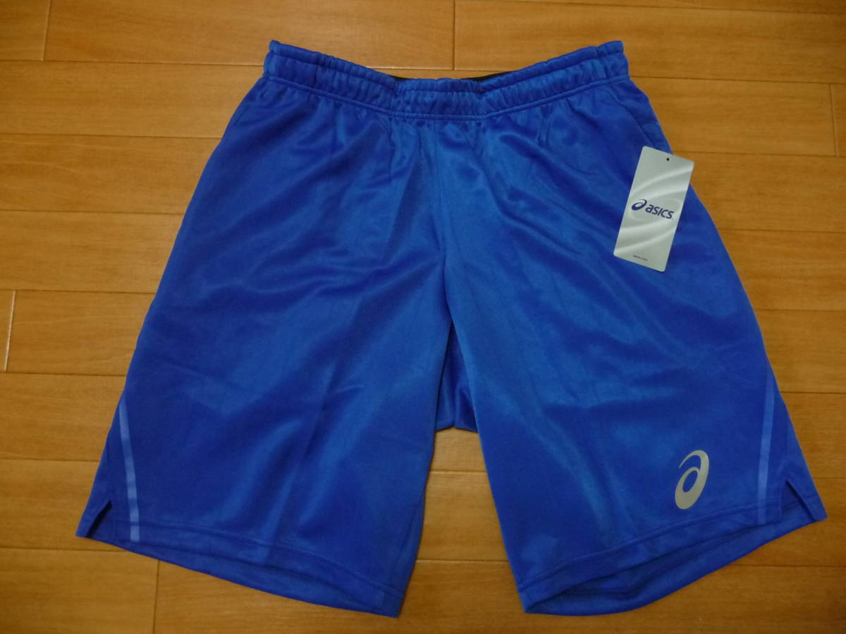 51%off-新品★アシックス ジャージハーフパンツ★L/青拍卖