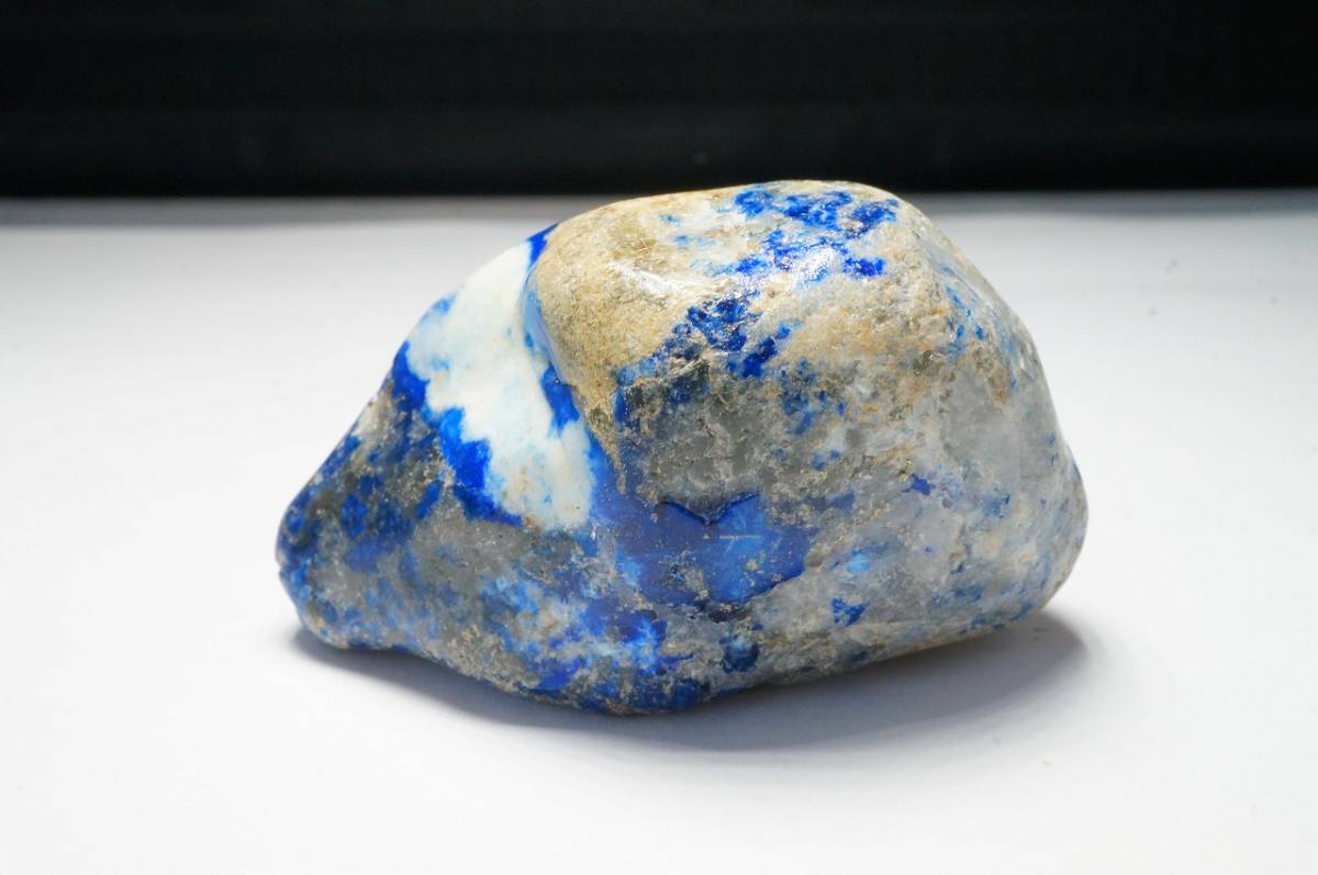 【即決特別価格!早い者勝ちです!】希少!昔の在庫なので上質品!藍色が綺麗な上質アフガニスタン産ラピスラズリ(ラピス)特大原石/44.8g拍卖