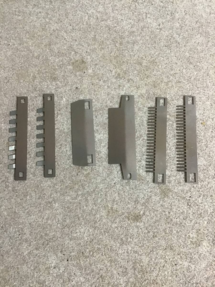 小野式製麺機1型 両刃用 ステンレス櫛刃(2.2mm・6.3mm) オリジナル拍卖