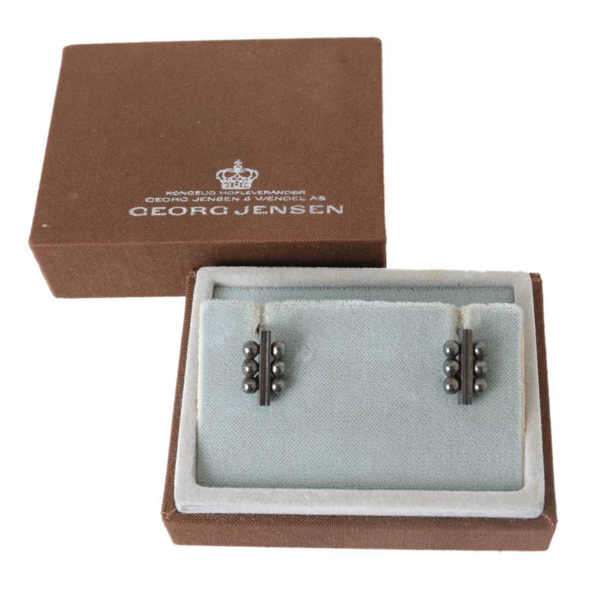 Georg Jensen /ジョージジェンセン シルバー デザイン イヤリング SV925 KA Bランク拍卖