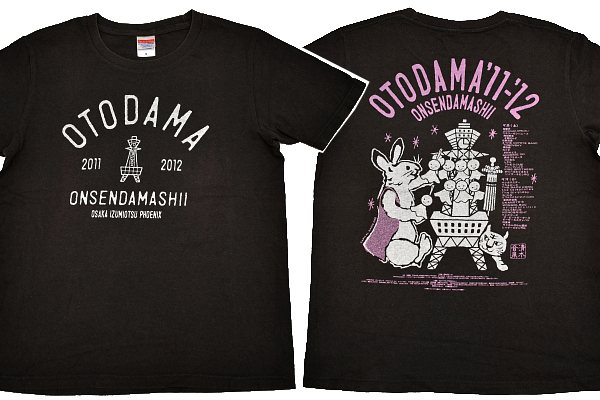 Y-4170★送料無料★OTODAMA'11-'12~音泉魂~清水音泉 ONSENDAMASHII OSAKA IZUMIOTSU PHOENIX 泉大津フェニックス★半袖 T-シャツ S拍卖