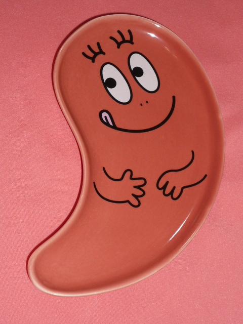 激レア!カワイイ♪ 2003年 バーバパパ キャラクター バーバブラボー 陶器製 おさら お皿 ☆拍卖