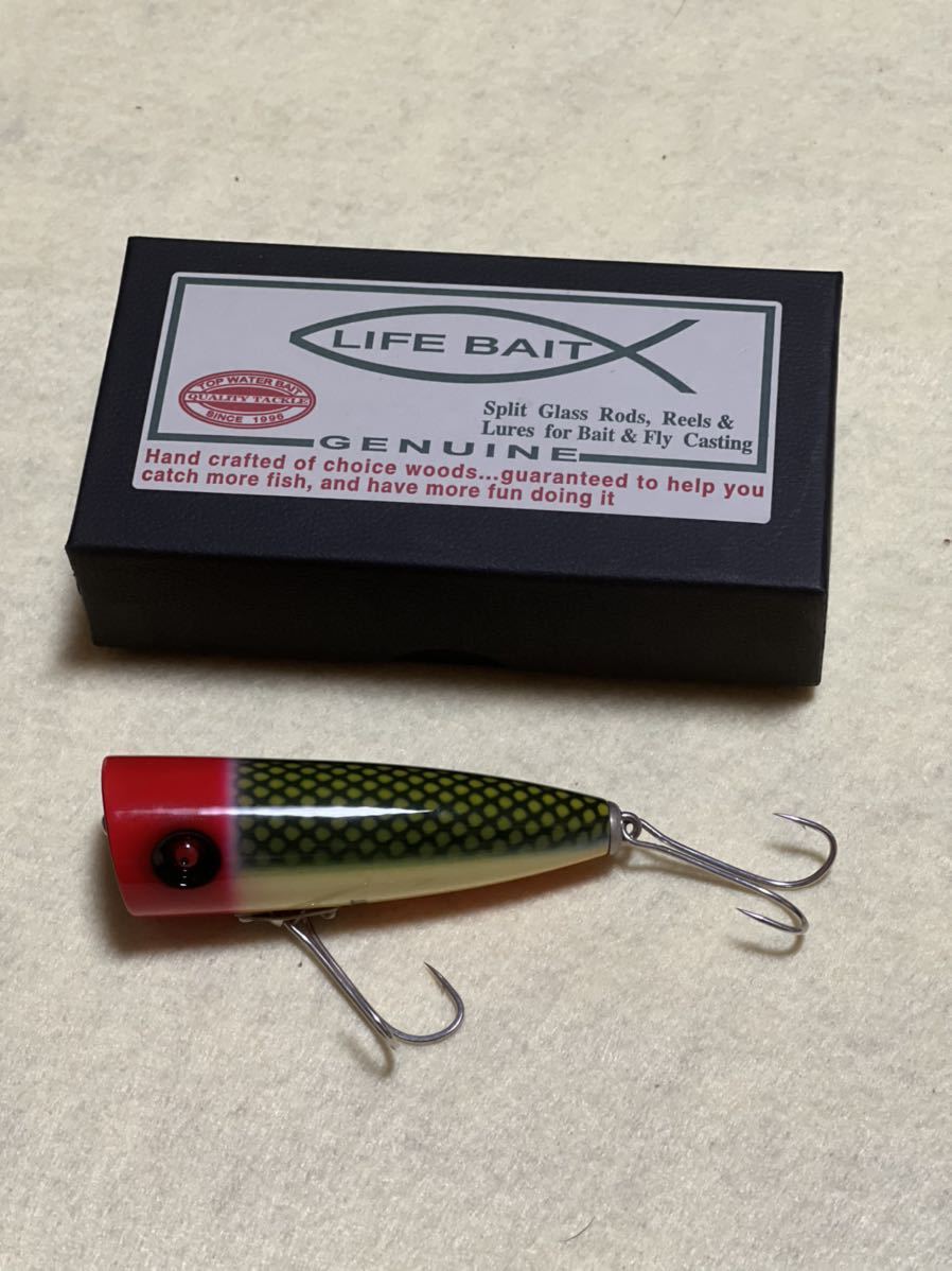 LIFE BAT ライフベイト デルタホッパー グリーンスケールレッドヘッド拍卖