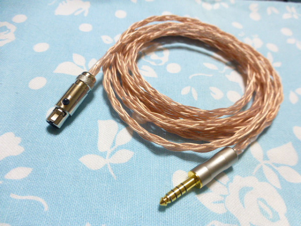 SENNHEISER HD490PRO DT 177X GO pioneer HDJ-X10 miniXLR 4ピン - 4.4mm5極 MOGAMI 2944 八芯 ブレイド編 200cm 長め ( XLR 4ピン 3.5mm拍卖