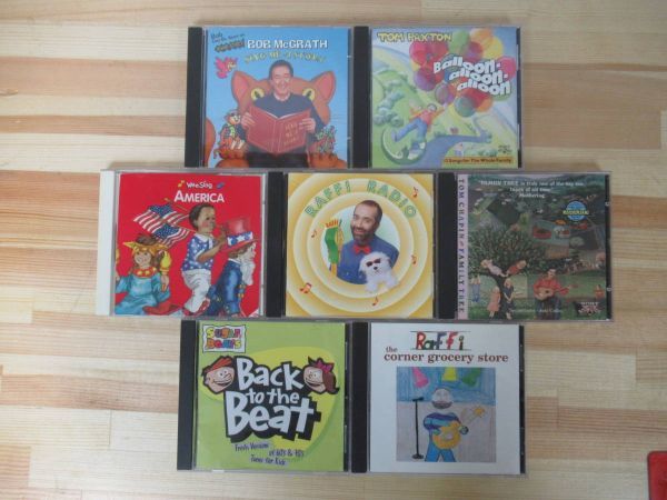A43●Bob McGrathやTom Paxtonなどのキッズ英語CDまとめて計7枚セット Balloon-alloon-alloon/Sing Me A Story/Back to the Beat 211224拍卖