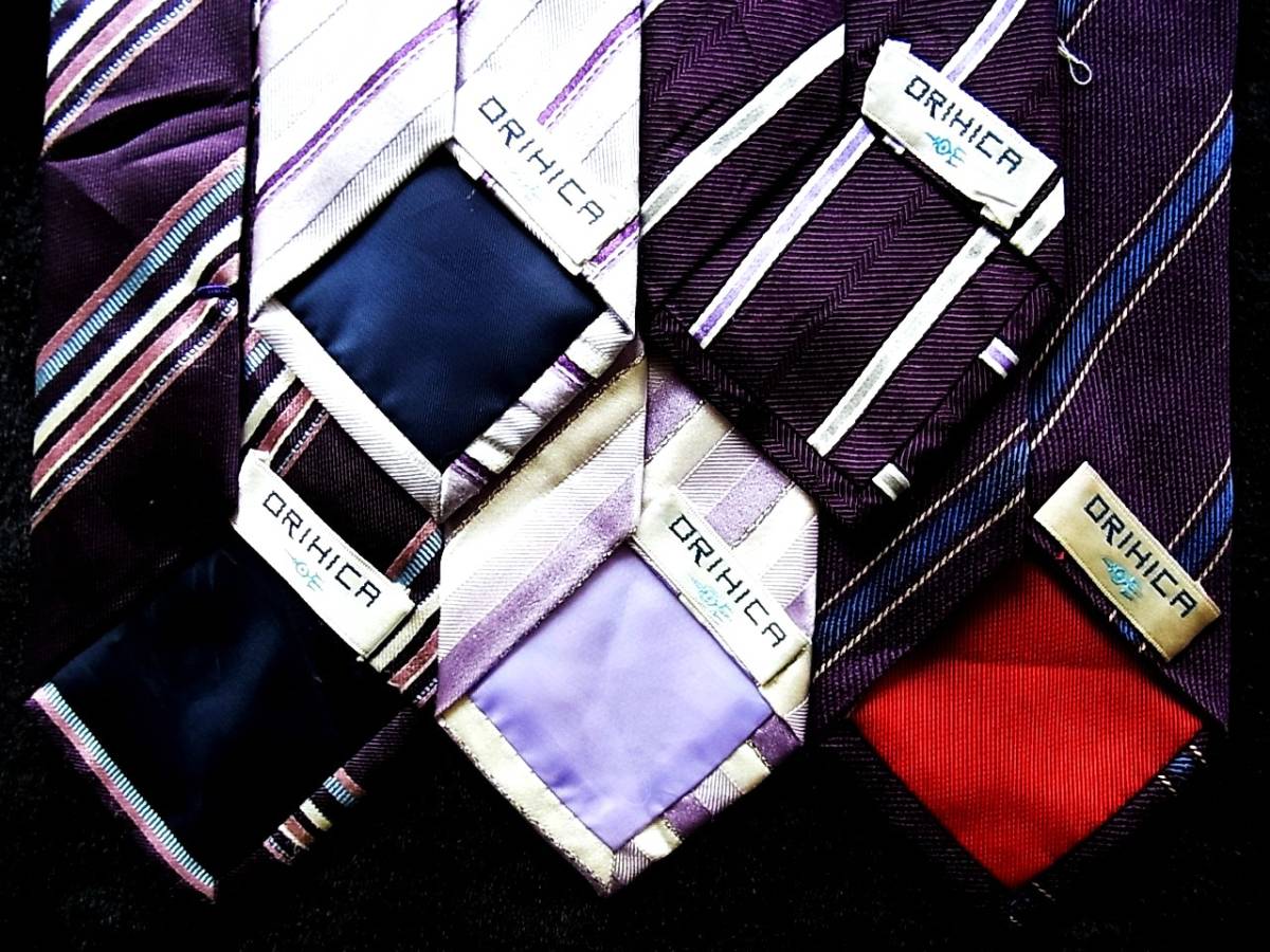 ■即決セール■J0718■ 5本セット全て オリヒカ「ORIHICA」ネクタイ拍卖