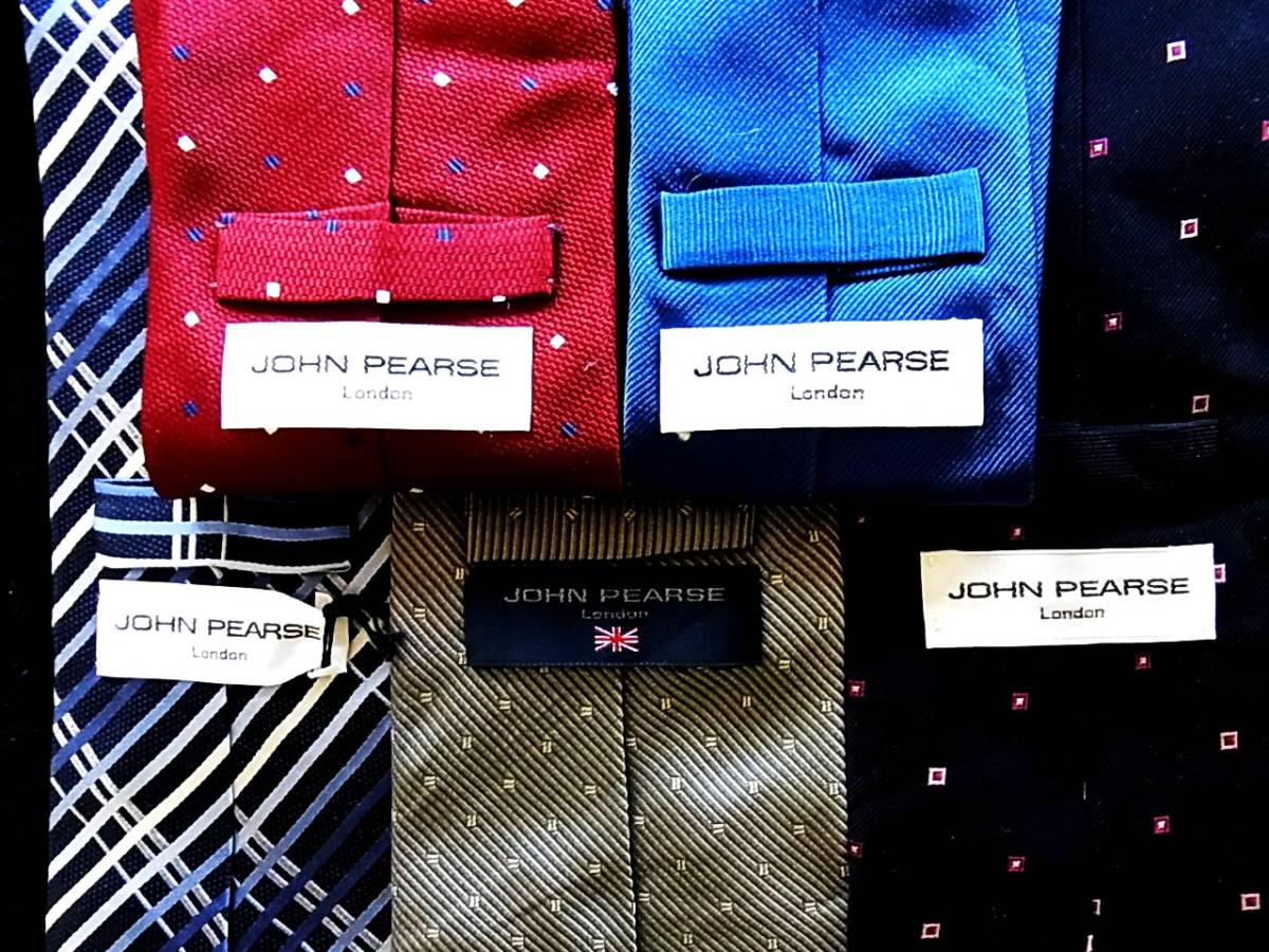 ■即決セール■J0729■ 5本セット全て ジョンピアース「JOHN PEARSE」ネクタイ拍卖