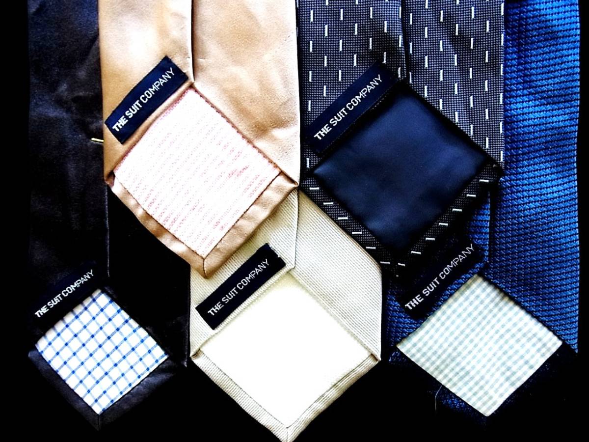 ■即決セール■J0735■ 5本セット全て スーツカンパニー「THE SUIT COMPANY」ネクタイ拍卖