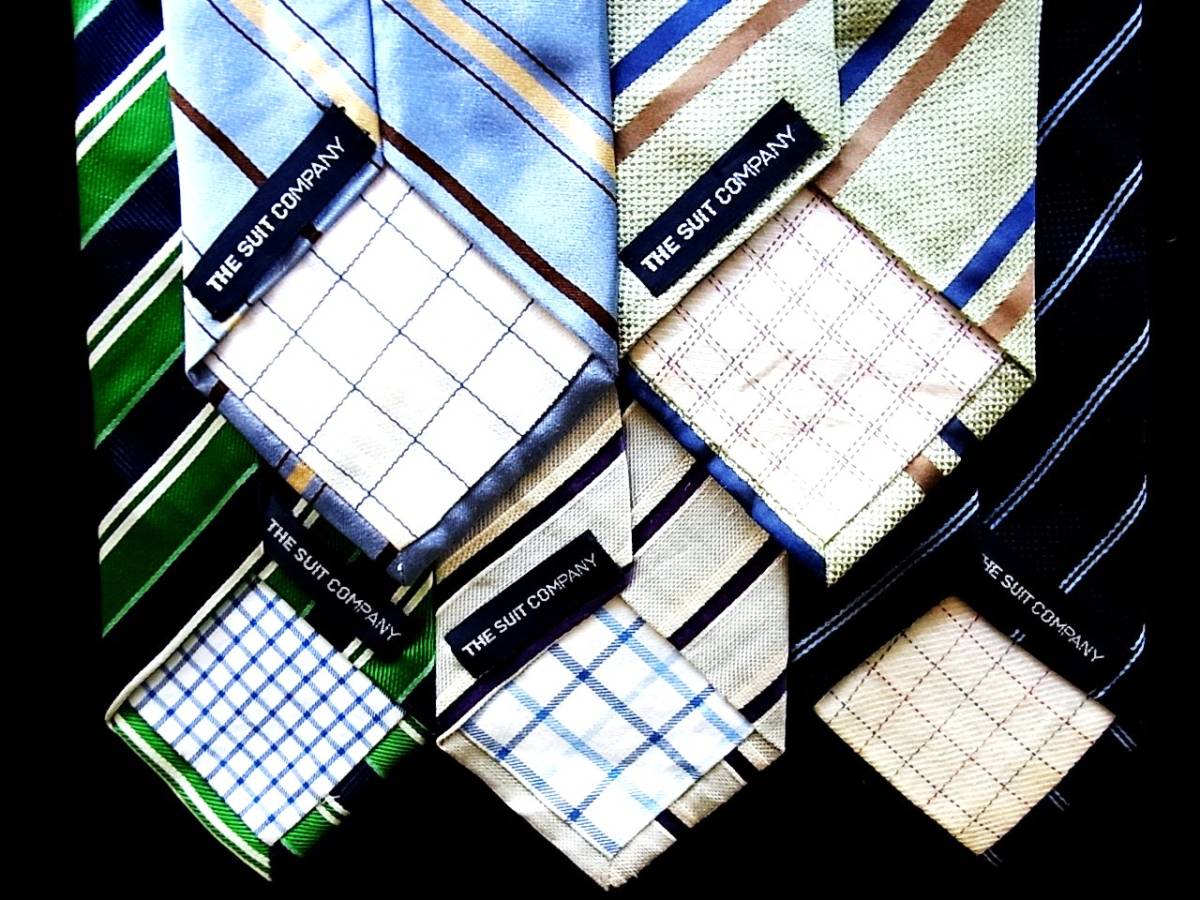 ■即決セール■J0736■ 5本セット全て スーツカンパニー「THE SUIT COMPANY」ネクタイ拍卖